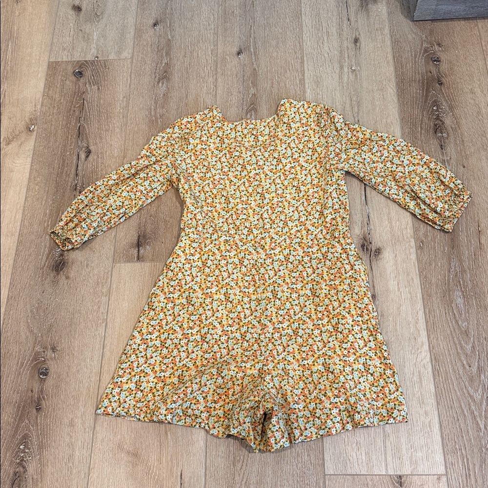 GAP Kids Floral Dress - Yellow and Orange